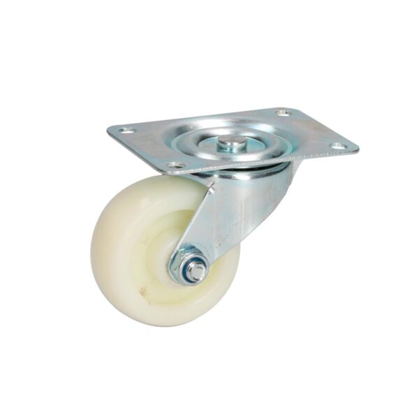 RN7G Rodaja de polipropileno blanca giratoria 3" Surtek