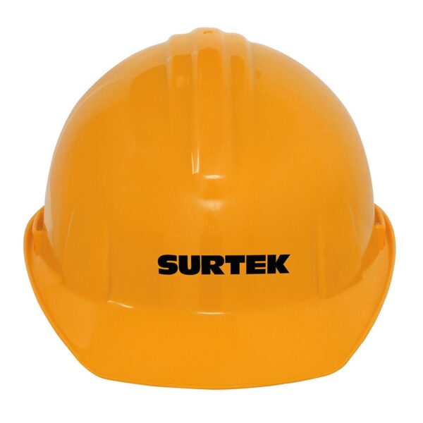 137311 Casco de seguridad con ajuste de intervalos, color naranja Surtek
