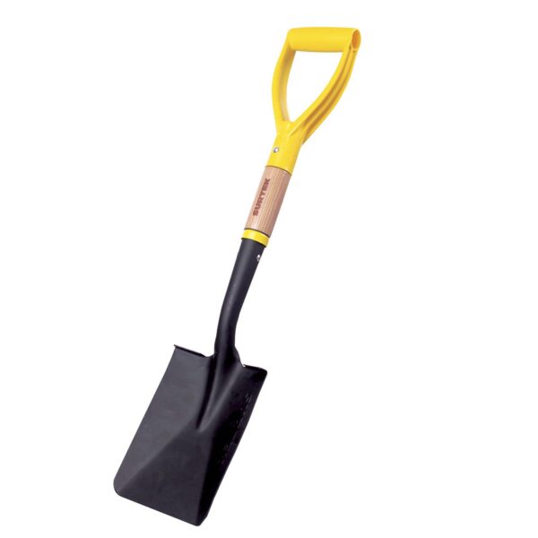 130630 Pala cajuelera con mango de madera con puño metalico "D", cuadrada Surtek