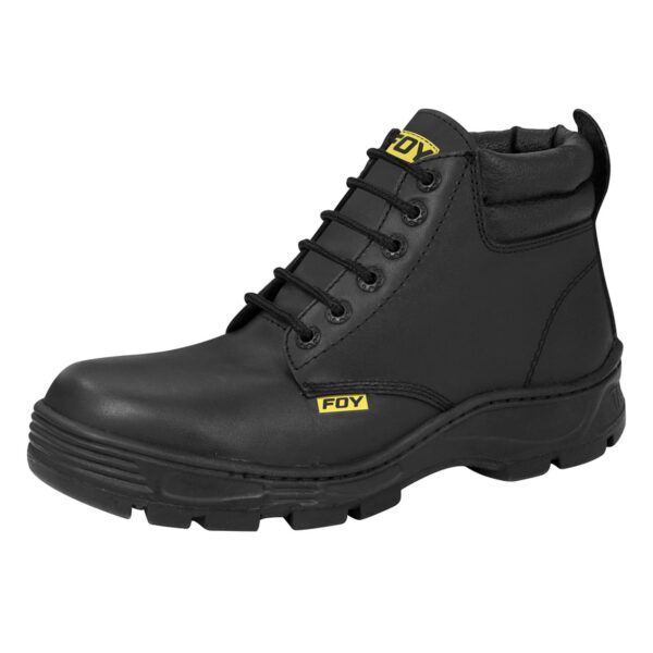144538 Botas de seguridad collarin doble con casquillo de acero #28 cm Foy