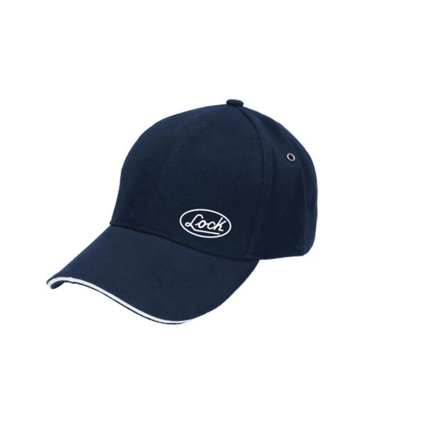 GOLBI Gorra con bies color azul Lock Lock