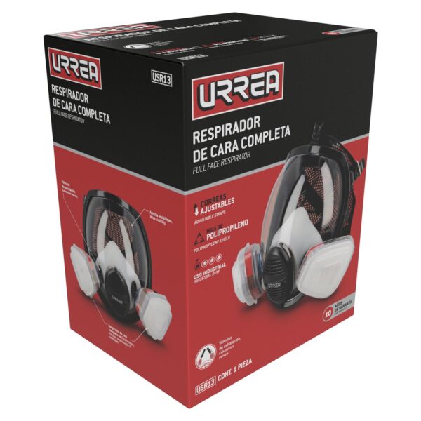 USR13 Mascarilla respirador 2 filtros Urrea - Image 2
