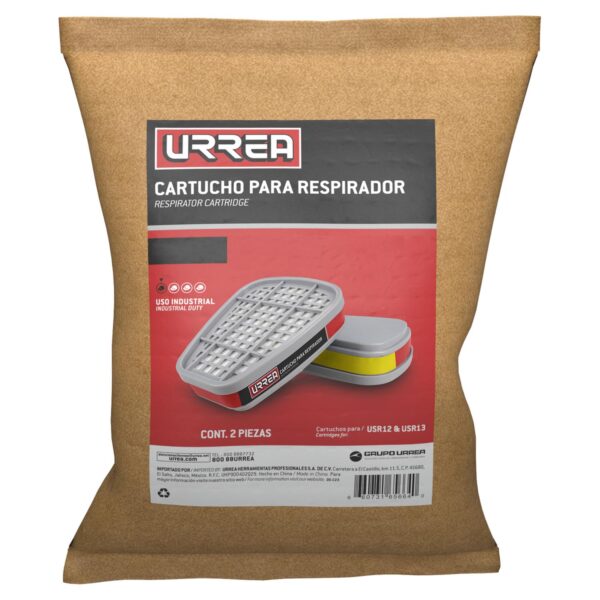 USRC03 Cartucho para respirador con protección para gases ácidos Urrea - Image 2