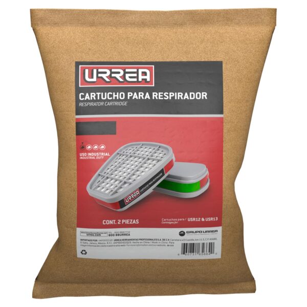 USRC04 Cartucho para respirador con protección para amoniaco Urrea - Image 2