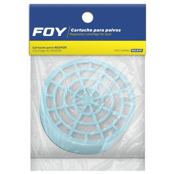 RC01F Cartucho para respirador con protección para polvo Foy Foy - Image 2