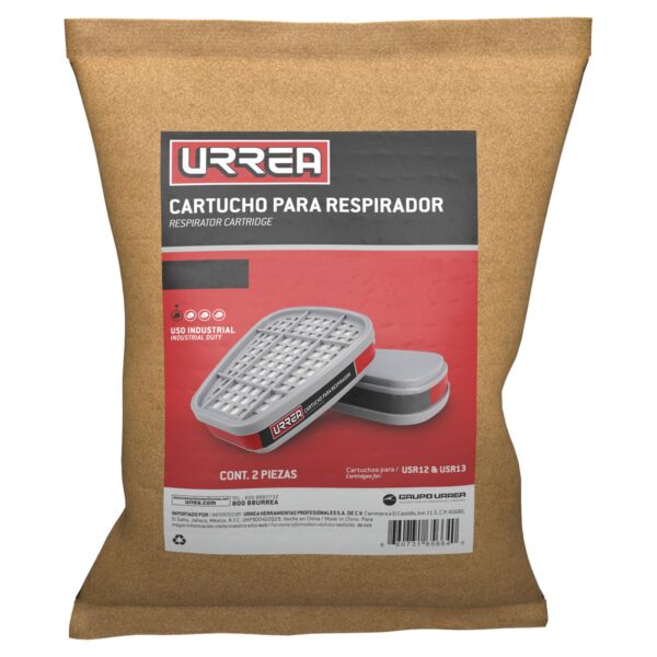 USRC02 Cartucho para respirador con protección para vapores inorgánicos Urrea - Image 2