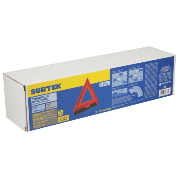TRF102 Triangulo reflejante 10" 2 piezas Surtek Surtek - Image 2