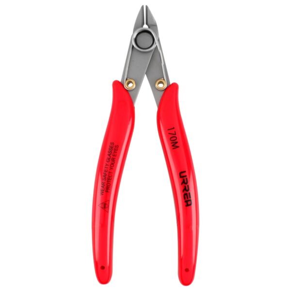 68813629 Pinza para electronica con mango rubber grip de 5-1/8" corte al ras 22° Urrea