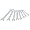 Juego de llaves combinadas satinadas metricas, 12 puntas, 8 piezas en rack Surtek