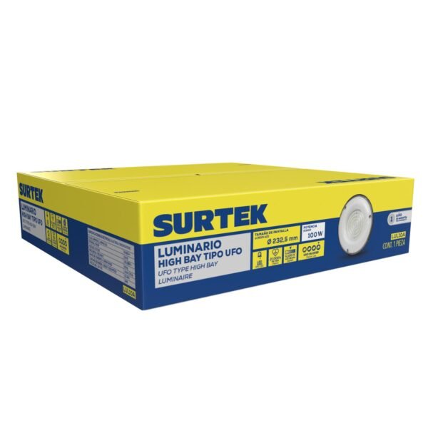 Luminario LED High Bay para bodega 100 W, luz fria