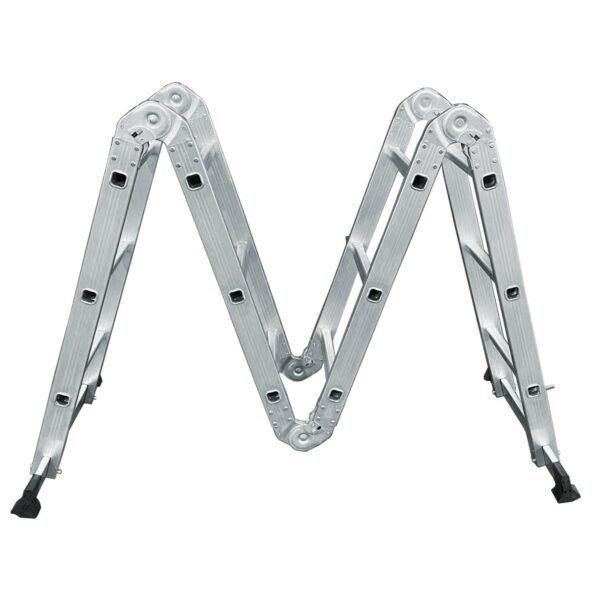 Escalera multiposiciones tipo III de aluminio con 12 peldaños Surtek