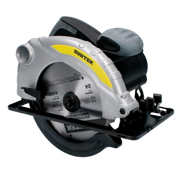 Sierra circular 7-1/4" 1,500 W 120 V, 0 - 4,500 RPM Surtek