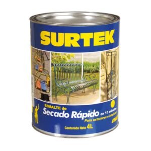 68797691 Esmalte de secado rapido 1 Lt color blanco Surtek