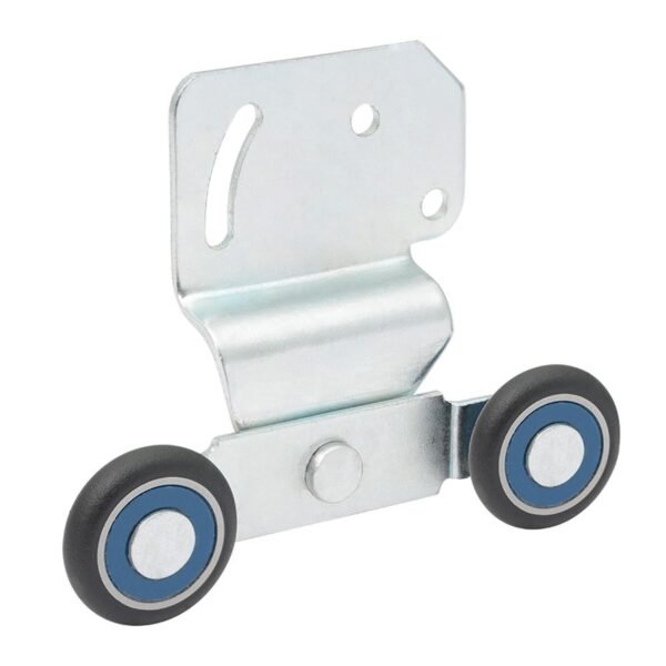 Juego de carretilla doble riel para closet, galvanizada Lock