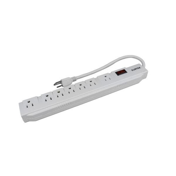 Multicontacto 7 entradas cable 30 cm Surtek