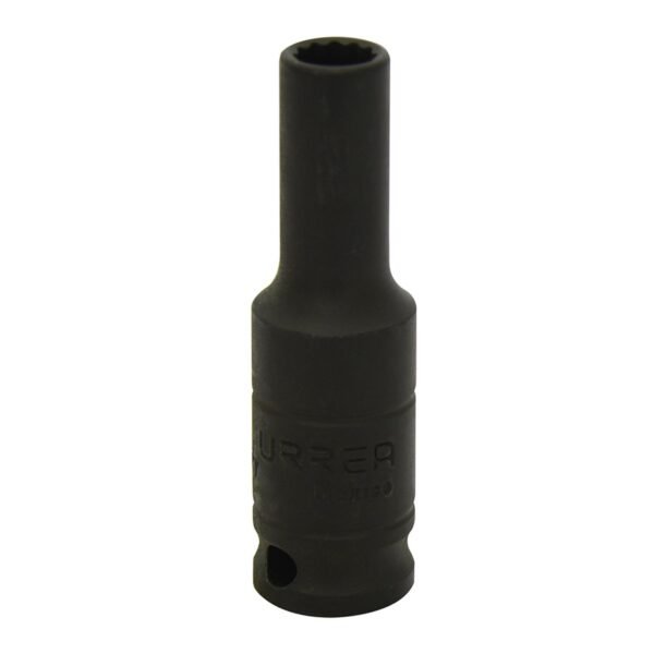 Dado de impacto largo cuadro de 3/8", 12 puntas, en pulgadas, 5/16" Urrea