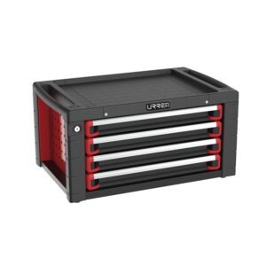 68807424 Gabinete superior 4 gavetas color rojo y negro serie HD 28" Urrea