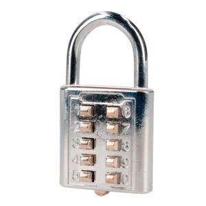 Candado de combinacion, cromo brillante, 40 mm Lock