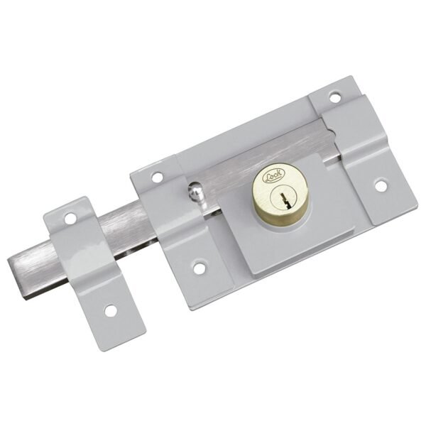 Cerradura para cortina barra libre funcion doble, llave estandar, en caja Lock