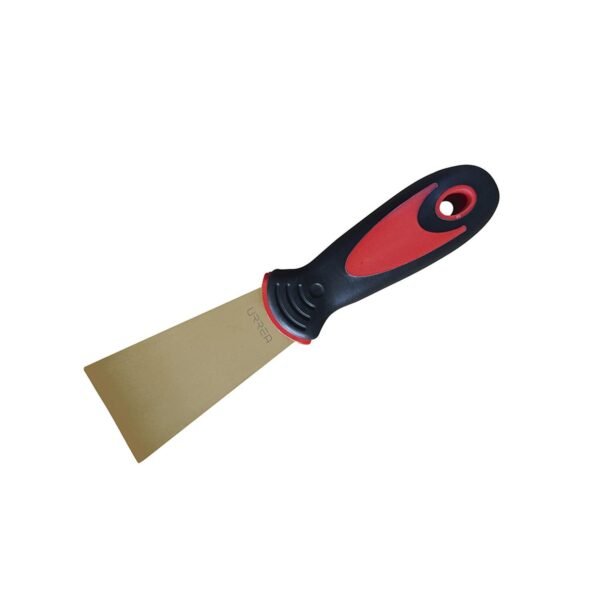 Espatula de bronce-aluminio antichispa con mango bimaterial 1" x 4" Urrea