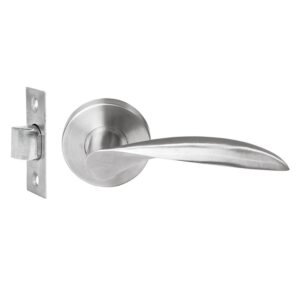 Manija tubular Messina funcion de paso, acero inoxidable, en caja Proforza