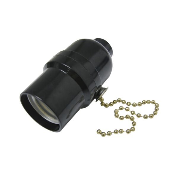 Potalampara con cadena, color negro Surtek