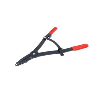 Pinza para abrir anillos de retencion con mecanismo de matraca Urrea