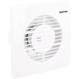 Extractor de aire domestico 5", 2.7m2 de alcance, 15 w, 101 m3/h, 40dB Surtek