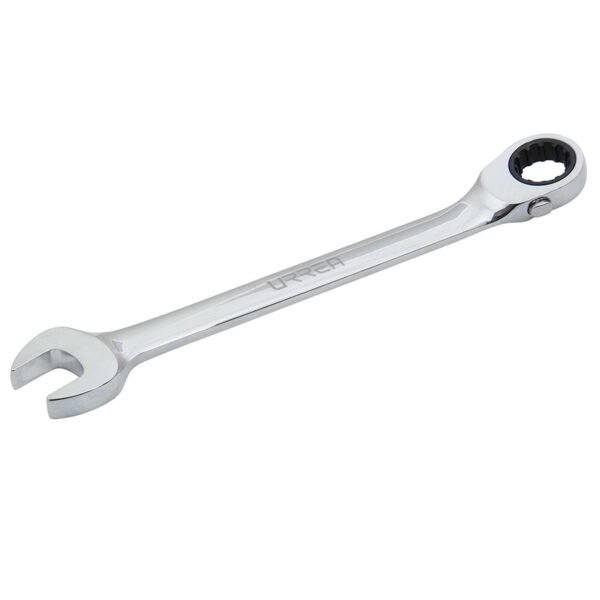 Llave combinada pulido espejo de matraca spline reversible en pulgadas, 7/16" Urrea