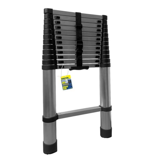 Escalera telescopica de aluminio con 13 peldaños Surtek