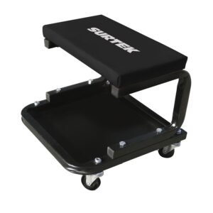 Banco para mecanico movil acolchonado, 365 mm Surtek