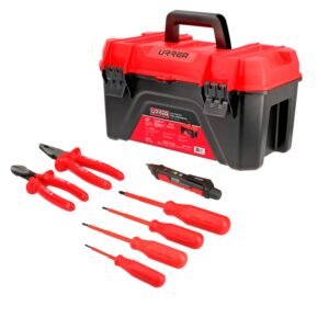 68812664 Juego combinado de herramientas para electricista de 1000 V con caja plastica, 8pieza Urrea