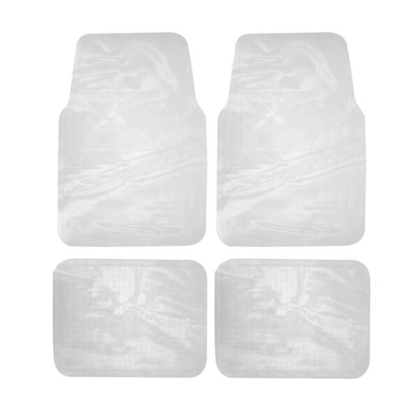 Juego de tapetes para auto, 4 piezas, color transparente Surtek