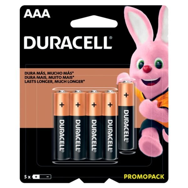Pila alcalina Duracell® "AAA", 5 piezas Surtek