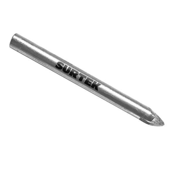 Broca para vidrios y azulejos de acero con cabeza de carburo de tungsteno 1/2" Surtek