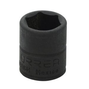 Dado de impacto cuadro de 1/4", 6 puntas, en pulgadas, 1/2" Urrea