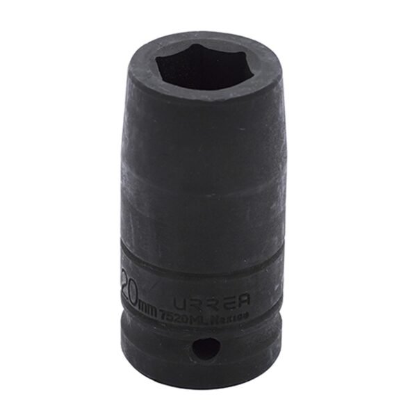 68799080 Dado de impacto largo cuadro de 3/4", 6 puntas, metrico, 20 mm Urrea