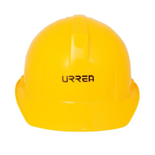 Casco de seguridad con ajuste de intervalos de 4 puntos, color amarillo Urrea