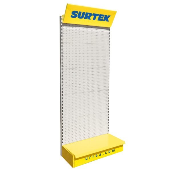 Gondola perimetral panel metalico 220 x 93 x 47 cm Surtek