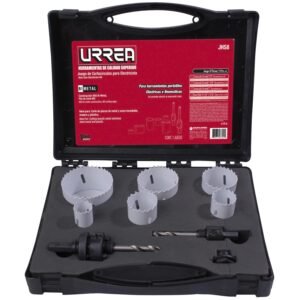 Juego de cortacirculos bimetalicos, 8 piezas Urrea