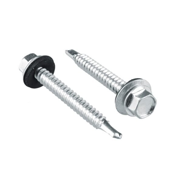 Pija cabeza hexagonal con rondana y punta de broca 3/4" x #14, 100 piezas Surtek