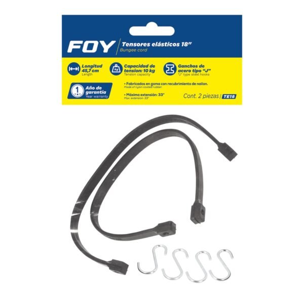 68805458 Sujetador hule 15" 2pz Foy