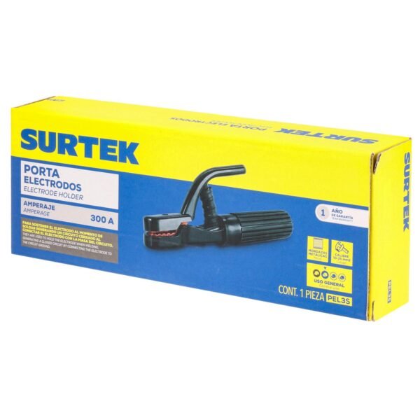 Pinza porta electrodos 300 A Surtek