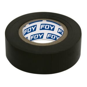 Cinta para aislar negra 19 mm x 9 m en blister Foy