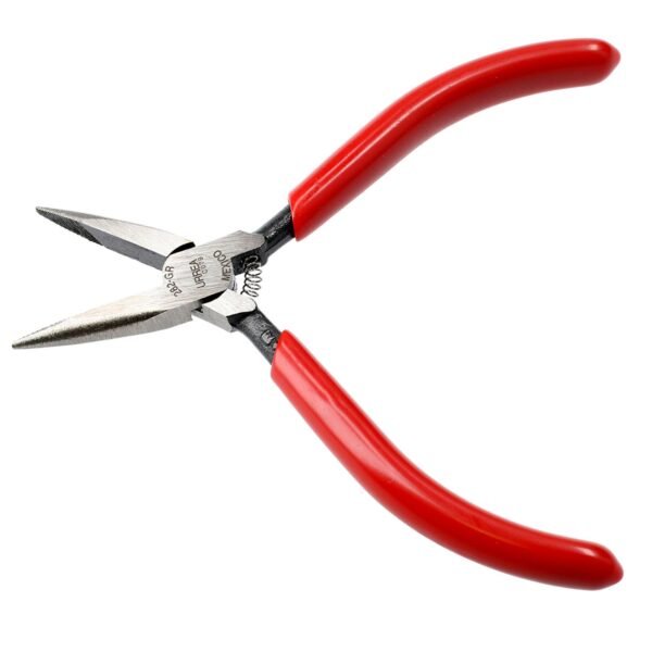 68802590 Pinza para electricista con mango rubber grip de 4-3/4" punta larga sin corte con resorte Urrea