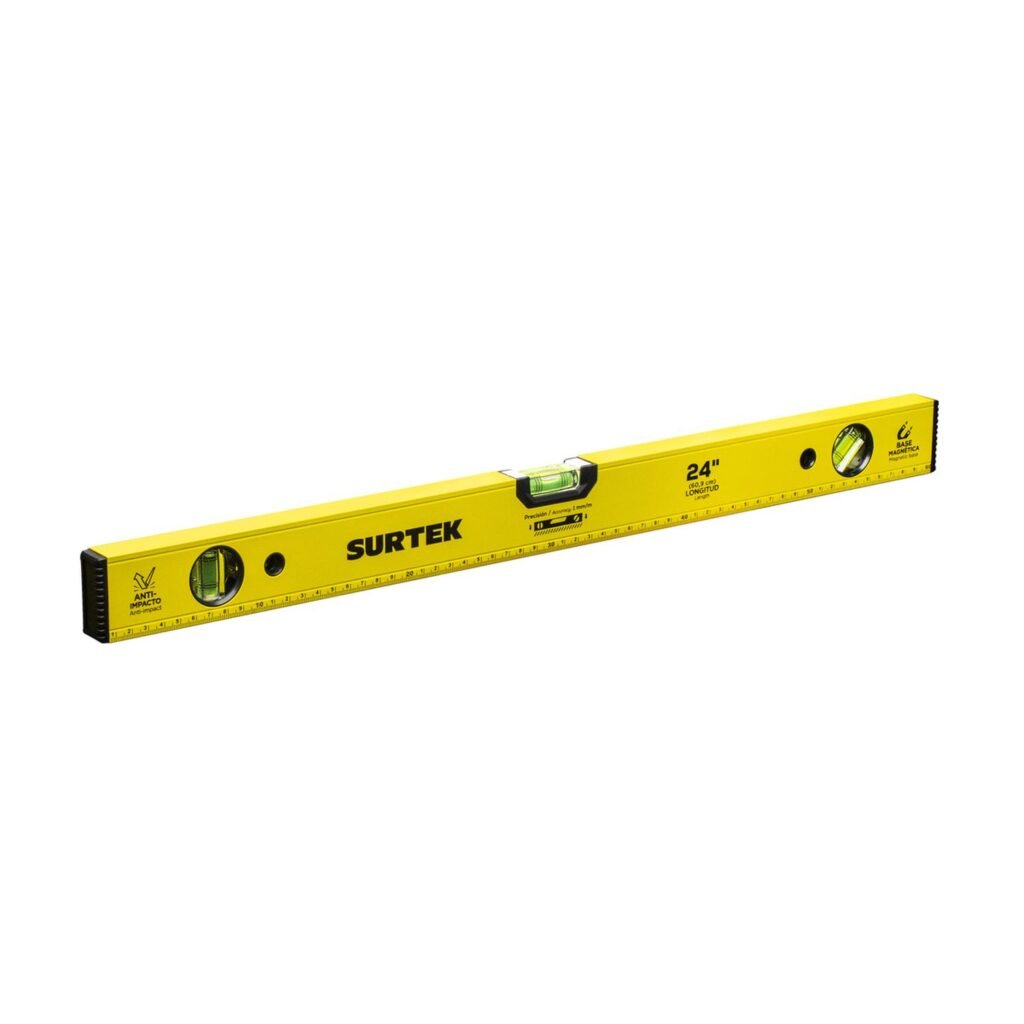 Nivel magnetico de aluminio 24" Surtek