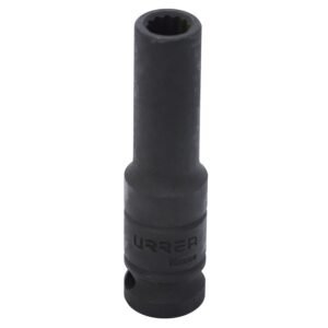 68799675 Dado de impacto largo cuadro de 1/2", 12 puntas, en pulgadas, 9/16" Urrea