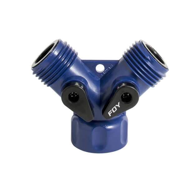 68810936 Adaptador para manguera de riego en "Y" de plastico 11 x 7cm Foy