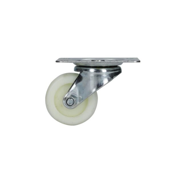 Rodaja de polipropileno blanca giratoria 2-1/2" Surtek