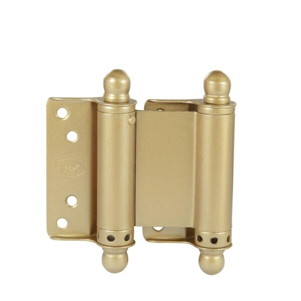68797521 Juego de bisagras doble accion laton brillante 3", 2 piezas Lock